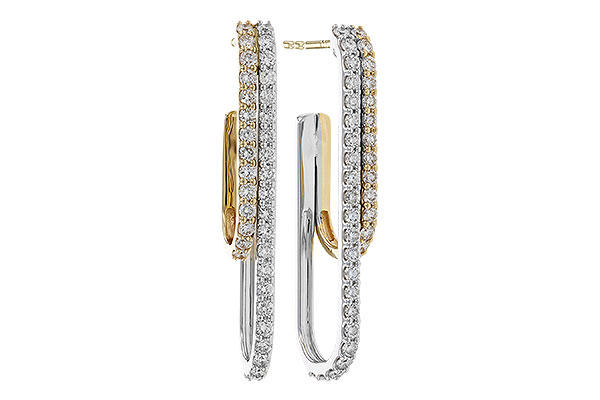 B292-75920: EARRING .98 TW