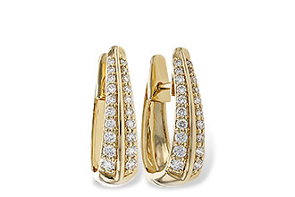 B292-75948: EARRINGS .50 TW