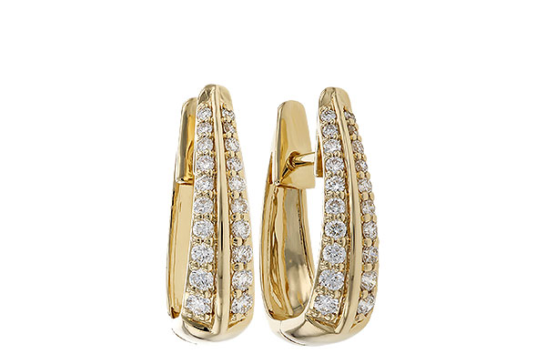 B292-75948: EARRINGS .50 TW