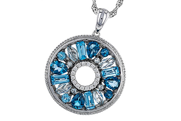B292-76848: NECKLACE 1.67 BLUE TOPAZ 1.72 TGW