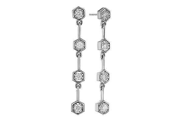 B292-79593: EARRINGS .25 TW