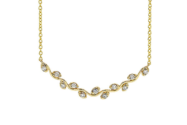B292-80493: NECKLACE .25 TW (18")