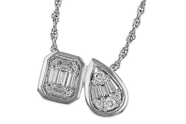 B292-80511: NECKLACE .17 BAG .25 TW