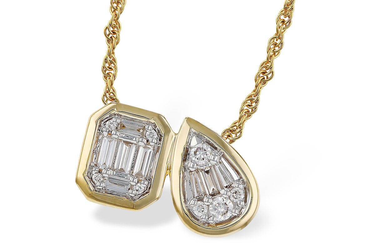 B292-80511: NECKLACE .17 BAG .25 TW