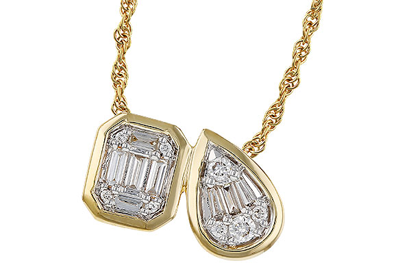B292-80511: NECKLACE .17 BAG .25 TW