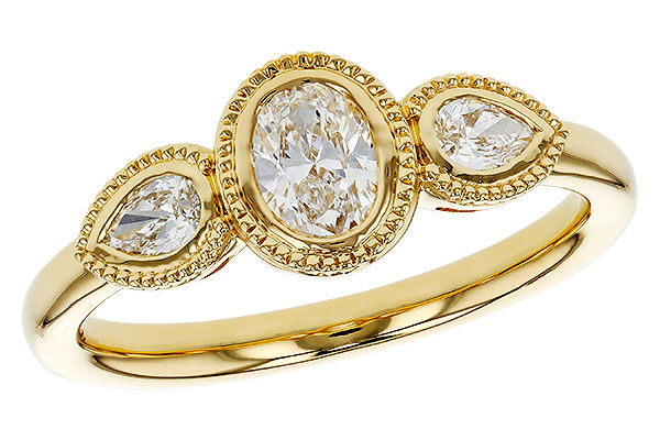 B292-80529: LDS DIA RG .60 TW FANCY CUT DIAMONDS