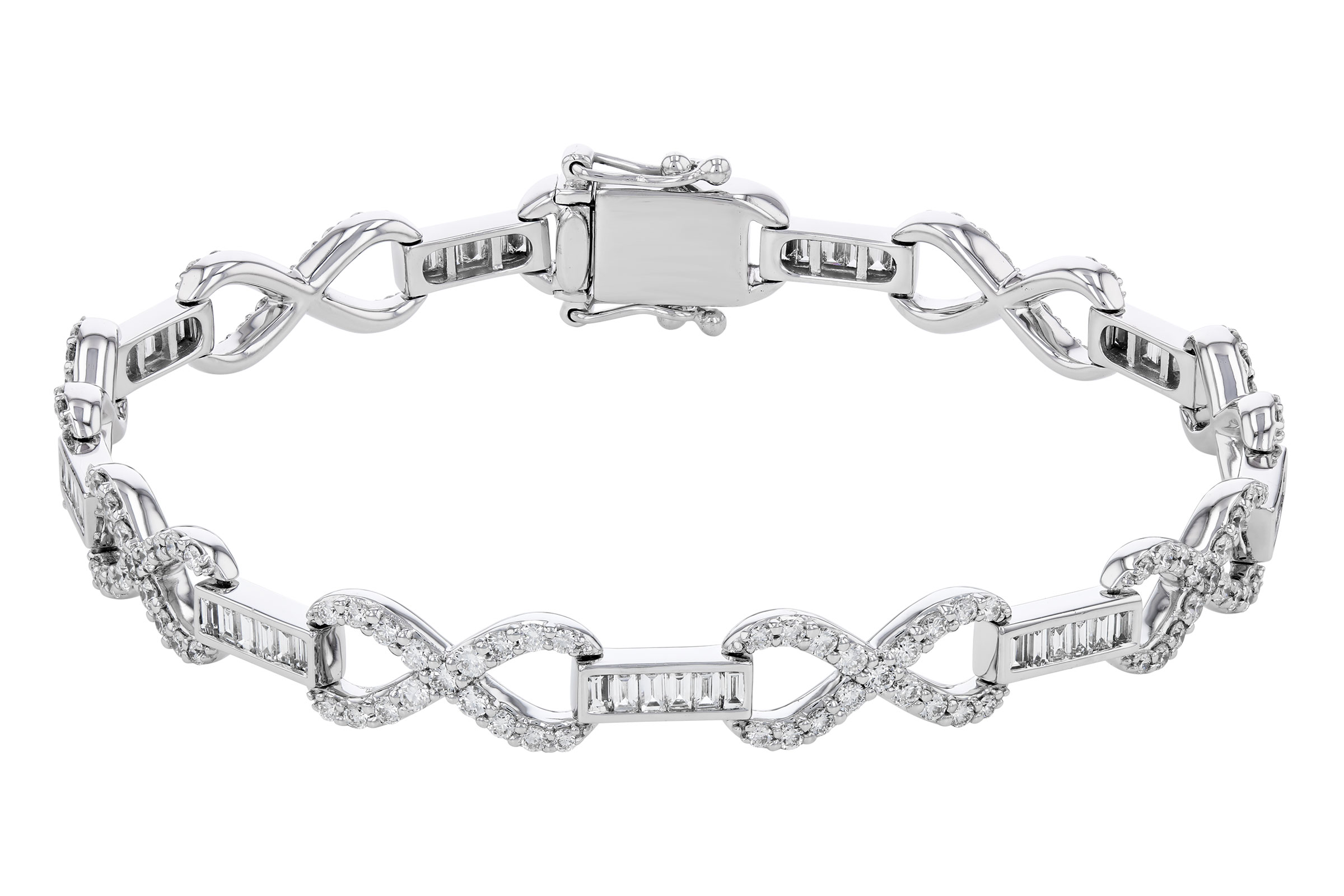 B293-65966: BRACELET 1.00 TW BAG 2.45 TW (7")
