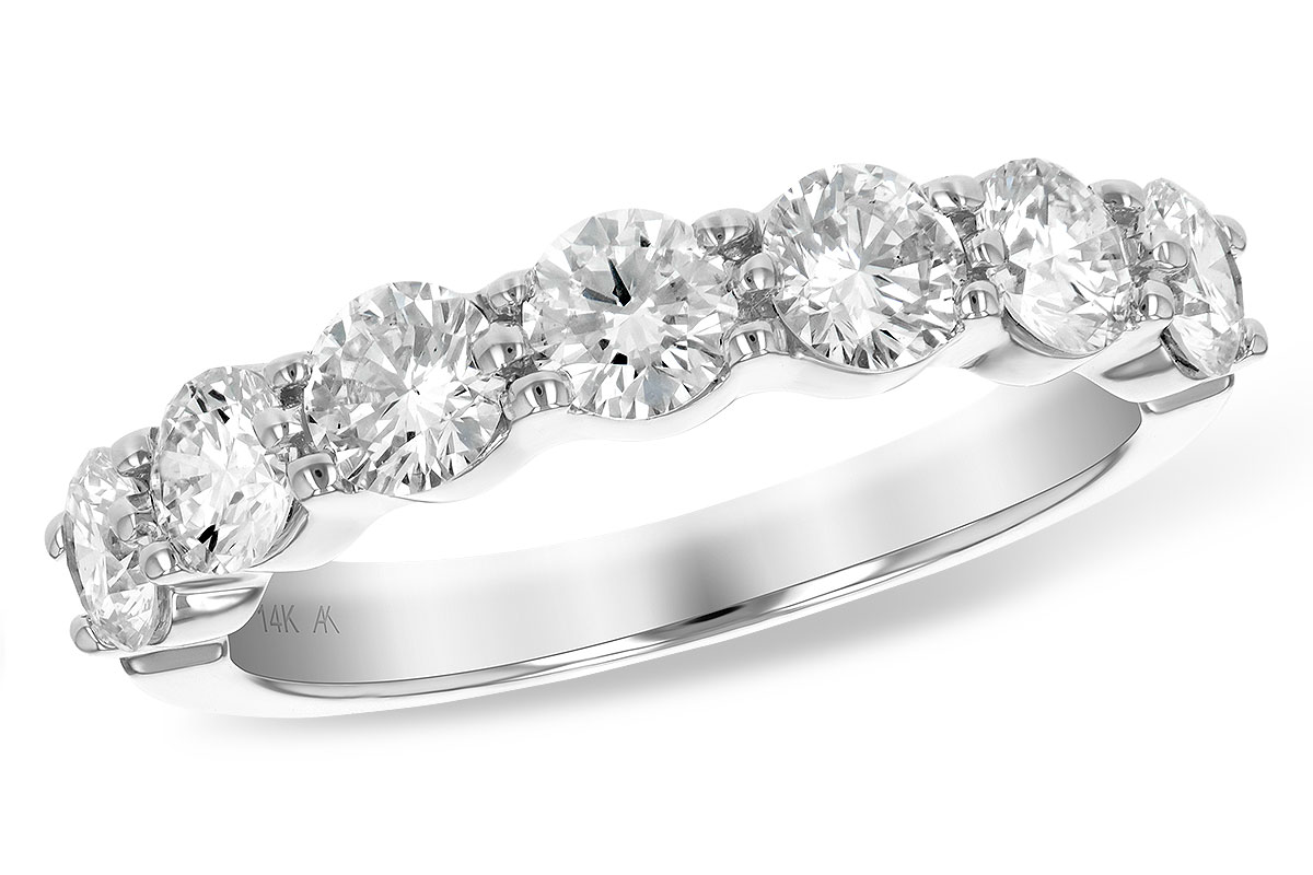 C110-96893: LDS DIA WED RG 1.50 TW (7 STONES)