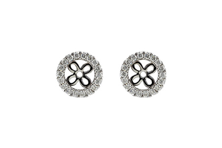 C205-49557: EARRING JACKETS .24 TW (FOR 0.75-1.00 CT TW STUDS)