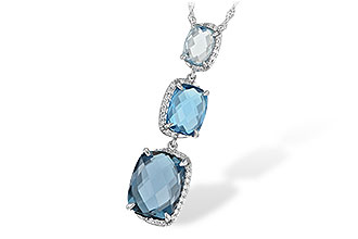 C206-43238: NECK 8.71 BLUE TOPAZ 8.89 TGW