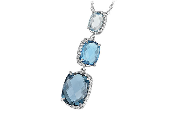 C206-43238: NECK 8.71 BLUE TOPAZ 8.89 TGW