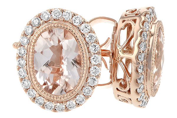 C207-28666: EARR 1.05 MORGANITE 1.30 TGW