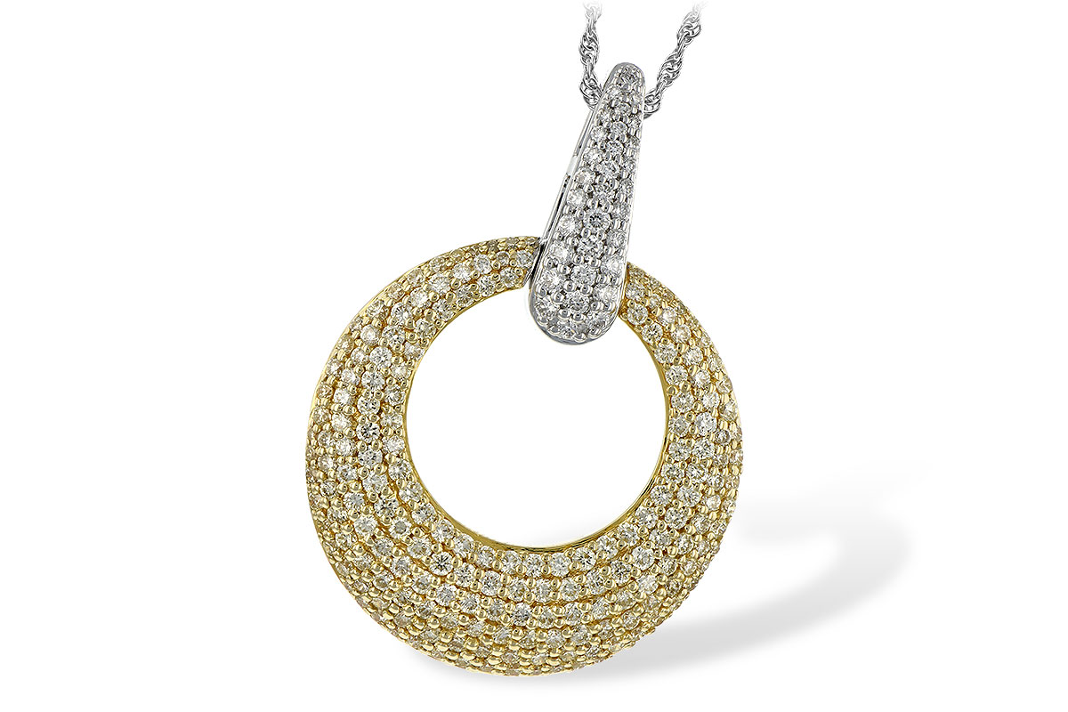 C207-30529: NECK 1.64 YELLOW DIAS 1.90 TW