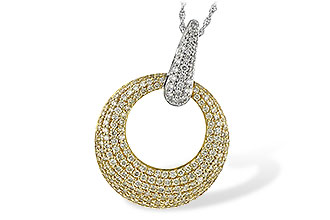 C207-30529: NECK 1.64 YELLOW DIAS 1.90 TW