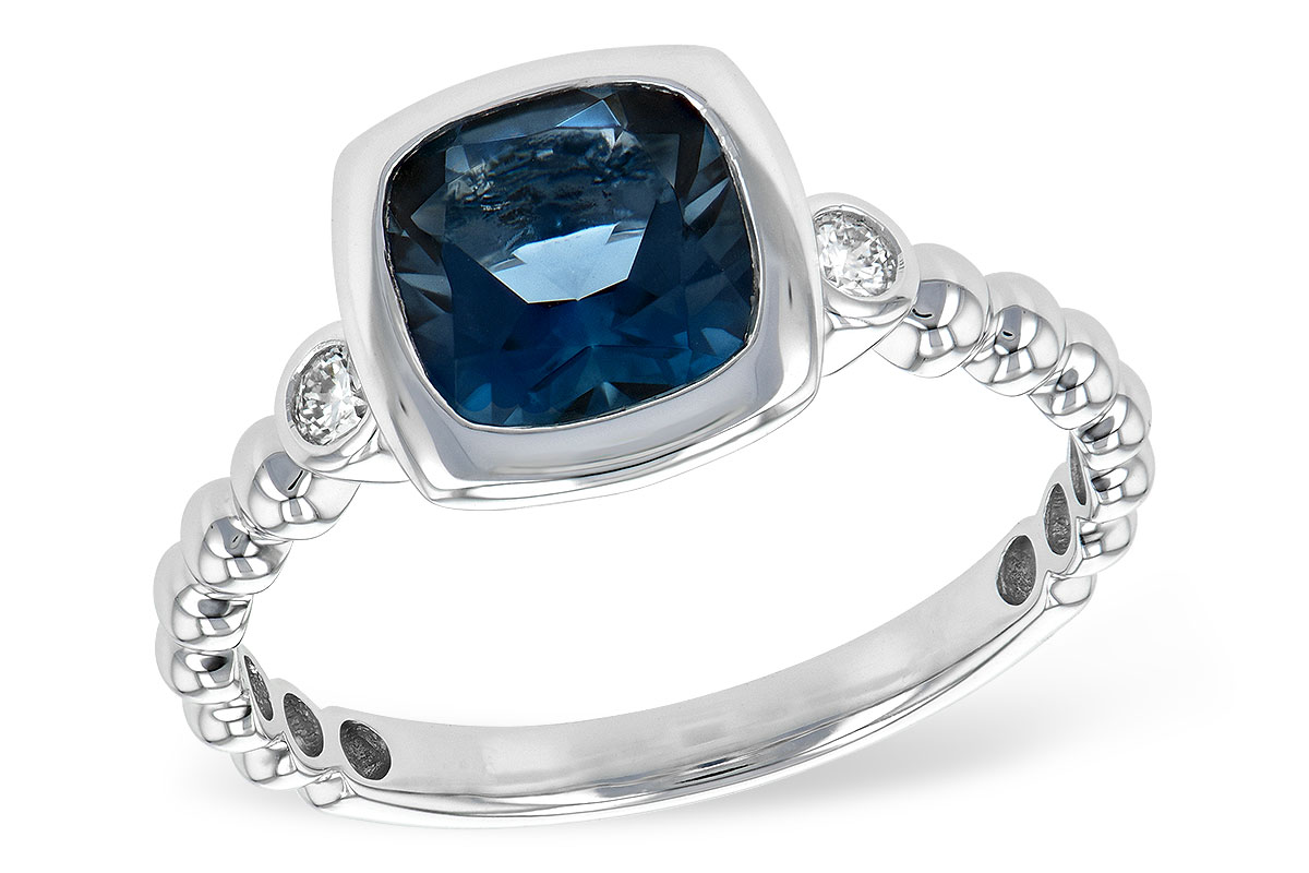 C207-35002: LDS RG 1.58 LONDON BLUE TOPAZ 1.66 TGW