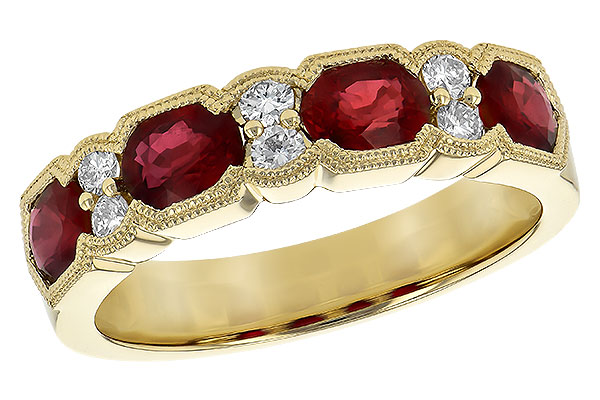 C208-20520: LDS WED RG 1.66 RUBY 1.84 TGW (5x4MM RUBY)