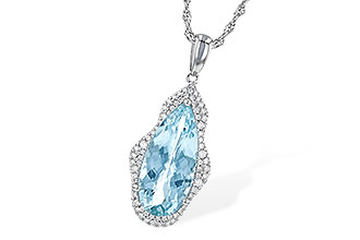 C208-24120: NECK 3.97 AQUAMARINE 4.20 TGW