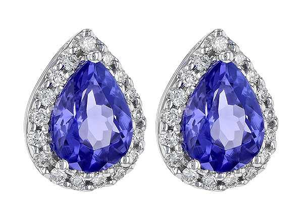 C208-24166: EARR 1.15 TW TANZANITE 1.32 TGW