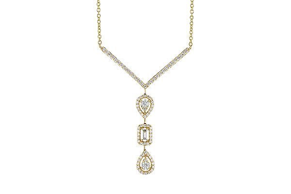 C290-95029: NECK .04 BAGUETTE .50 TW (18")