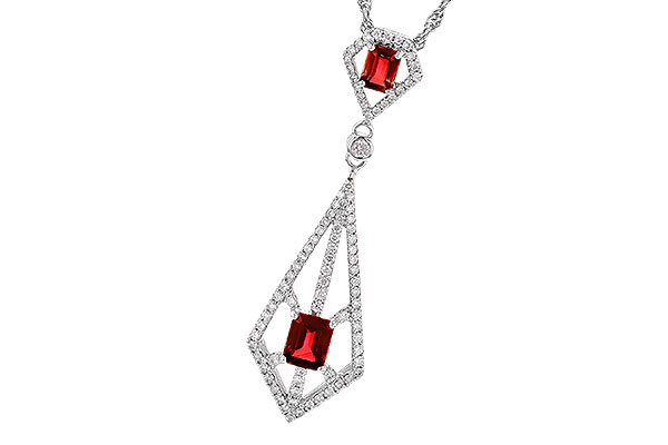 C290-95057: NECK .63 TW RUBY .93 TGW