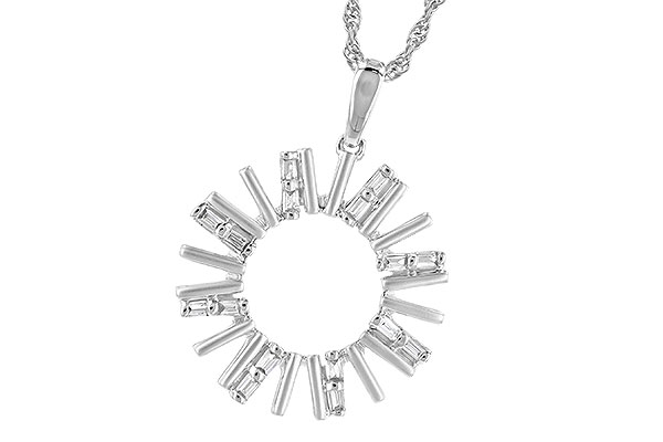 C290-95966: NECK .14 TW BAGUETTES