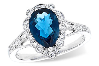 C290-97802: LDS RG 2.25 LONDON BLUE TOPAZ 2.47 TGW