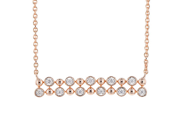 C290-98666: NECKLACE .12 TW