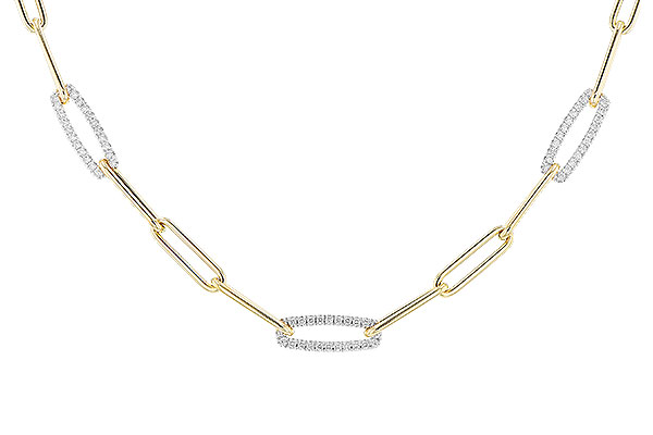 C291-82357: NECKLACE .75 TW (17 INCHES)