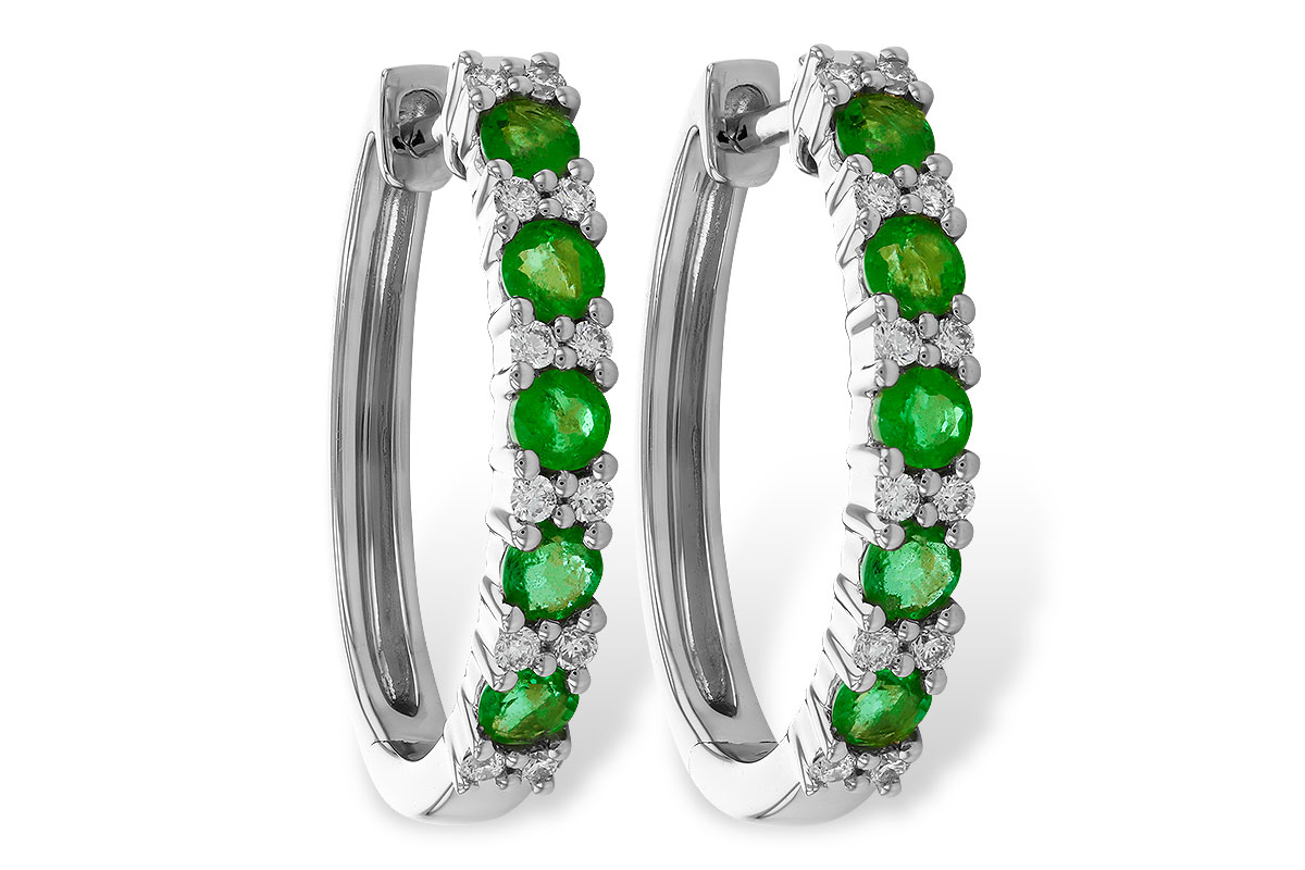 C291-89611: EARR .72 EMERALD .90 TGW