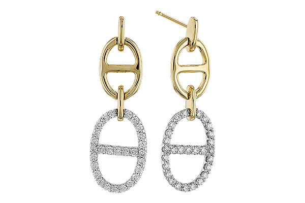 C291-90484: EARRINGS .36 TW