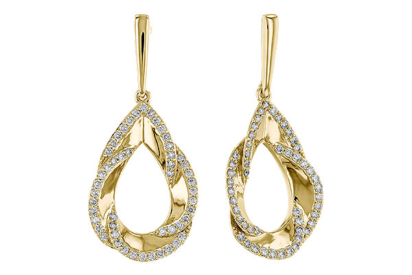 C292-75075: EARRINGS .50 TW