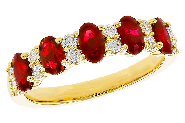 C292-76875: LDS WED RG 1.51 TW RUBY 1.80 TGW