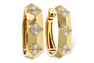 C292-79584: EARRINGS .50 TW