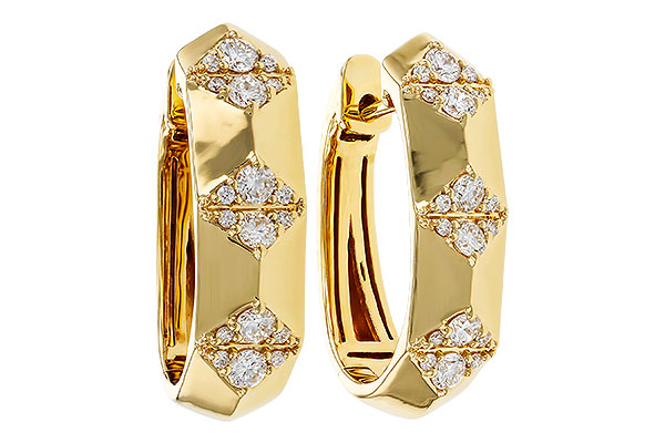 C292-79584: EARRINGS .50 TW