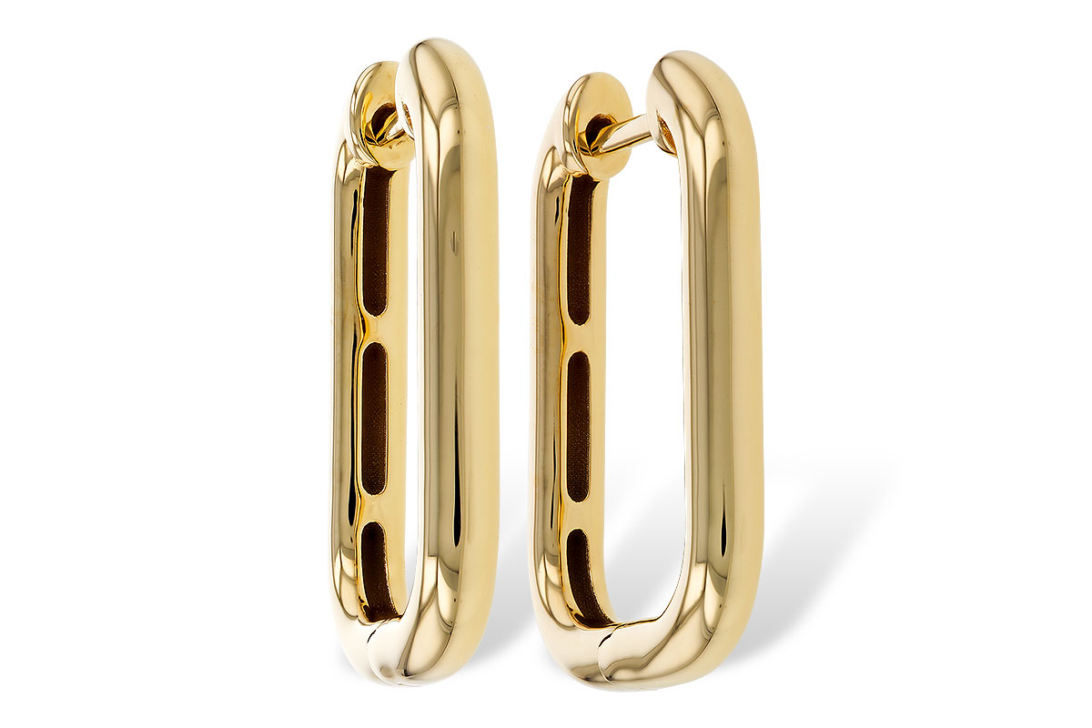 C292-79629: GOLD EARRINGS (23MM)