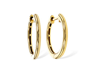 C292-80466: GOLD EARRINGS (16MM)