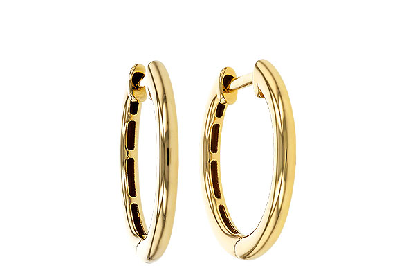 C292-80466: GOLD EARRINGS (16MM)