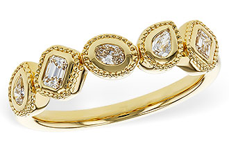 C292-80529: LDS DIA WED RG .34 TW FANCY CUT DIAS