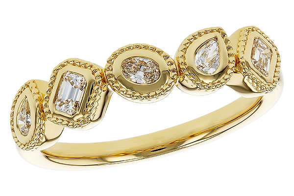 C292-80529: LDS DIA WED RG .34 TW FANCY CUT DIAS