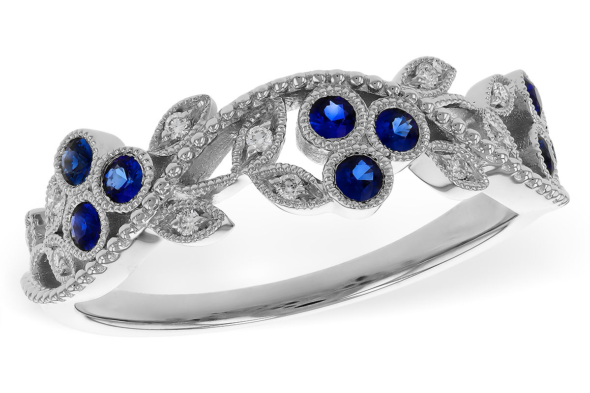 C292-81366: LDS WED RG .23 SAPPHIRE .29 TGW