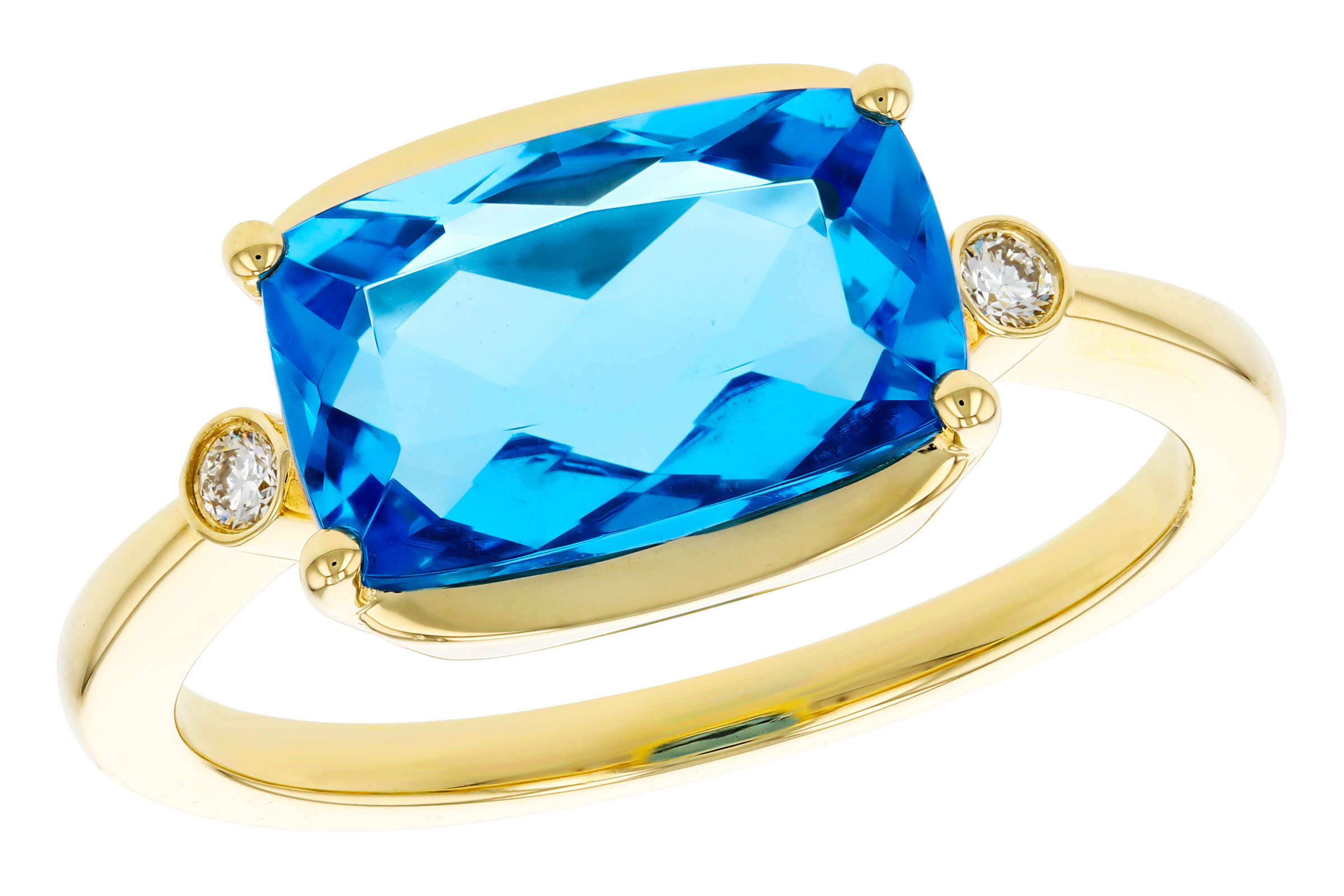 C293-65920: LDS RG 2.88 BLUE TOPAZ 2.92 TGW (11x7MM BT)