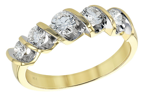 D110-97729: LDS DIA WED RING .75 TW