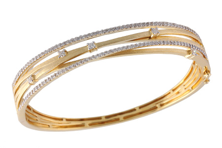 D203-64129: BANGLE BRACELET .91 TW