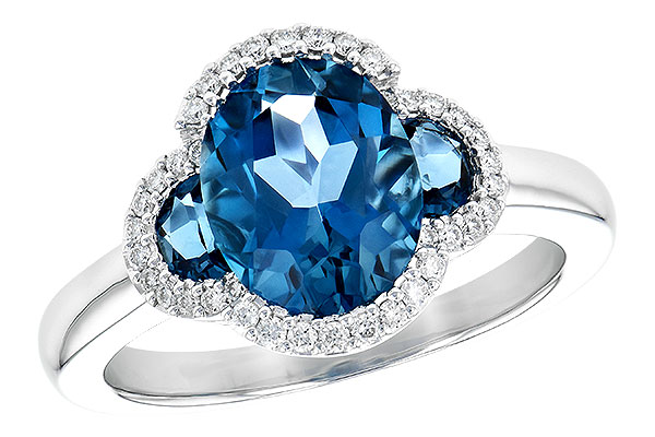 D208-24147: LDS RG 3.04 TW LONDON BLUE TOPAZ 3.20 TGW