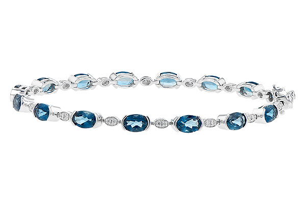 D208-24175: BRACELET 7.20 LONDON BLUE TOPAZ 7.36 TGW