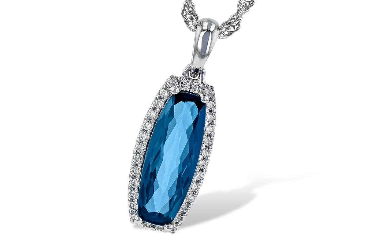 D208-25911: NECK 1.58 LONDON BLUE TOPAZ 1.70 TGW