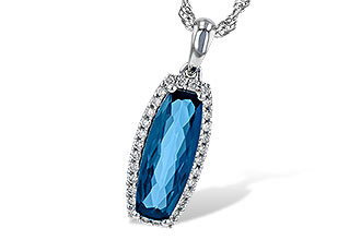 D208-25911: NECK 1.58 LONDON BLUE TOPAZ 1.70 TGW