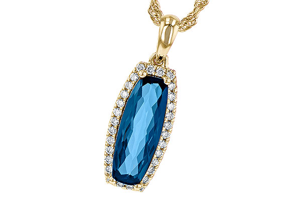D208-25911: NECK 1.58 LONDON BLUE TOPAZ 1.70 TGW