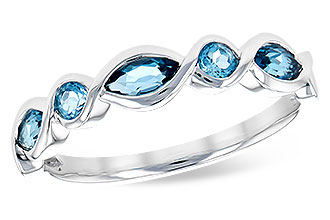 D290-94138: LDS RG .60 TW BLUE TOPAZ