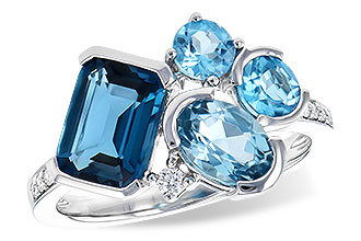 D290-97766: LDS RG 3.08 BLUE TOPAZ TW 3.15 TGW